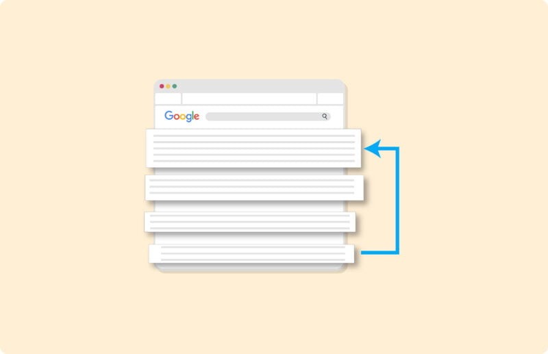 hoger in de zoekmachine