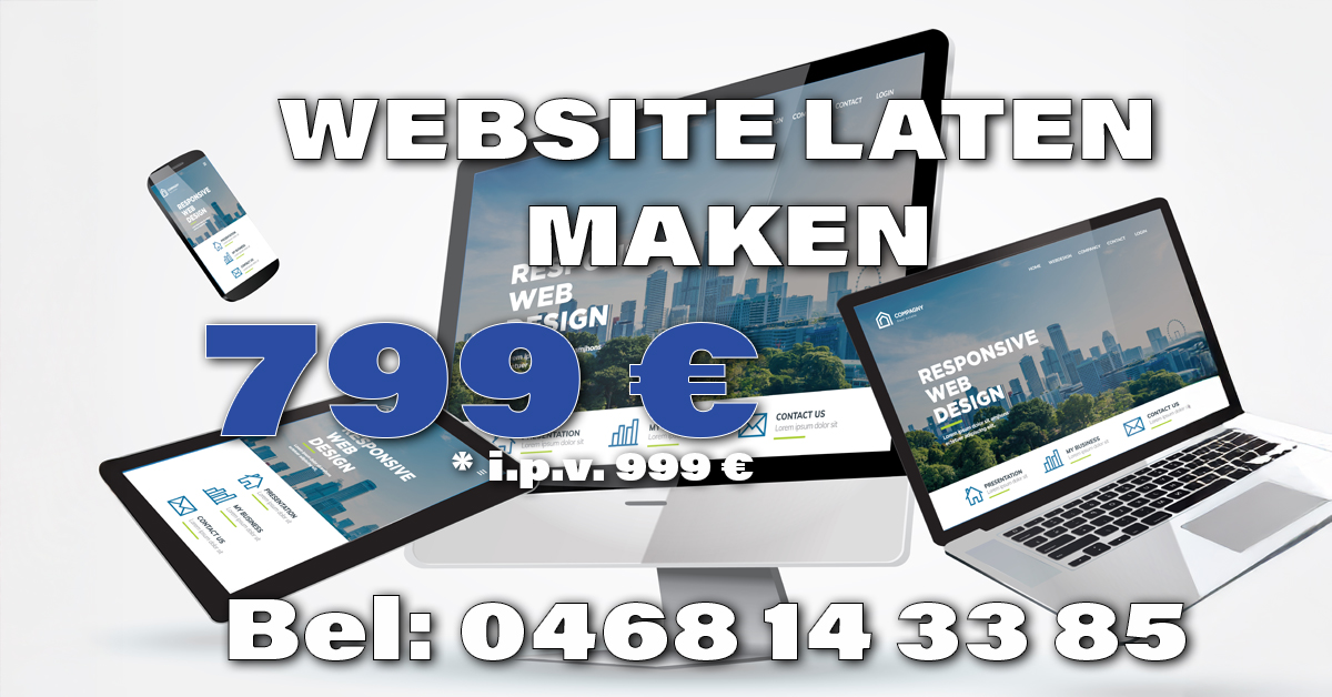 website te laten