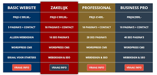prijzen website laten maken