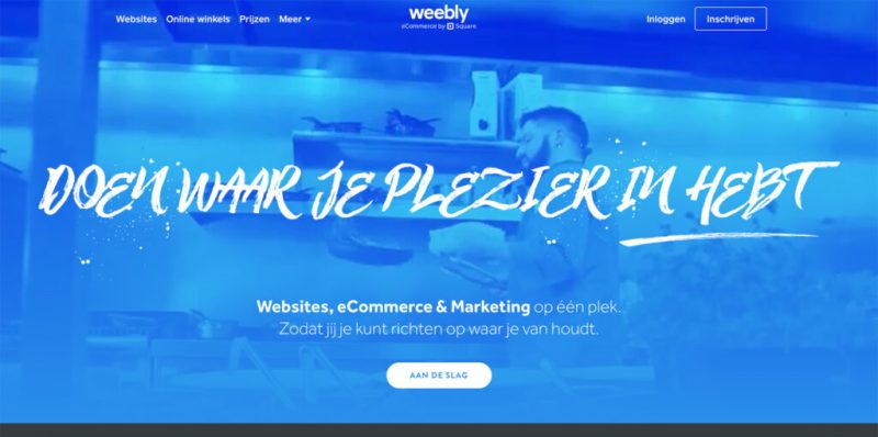 een website maken